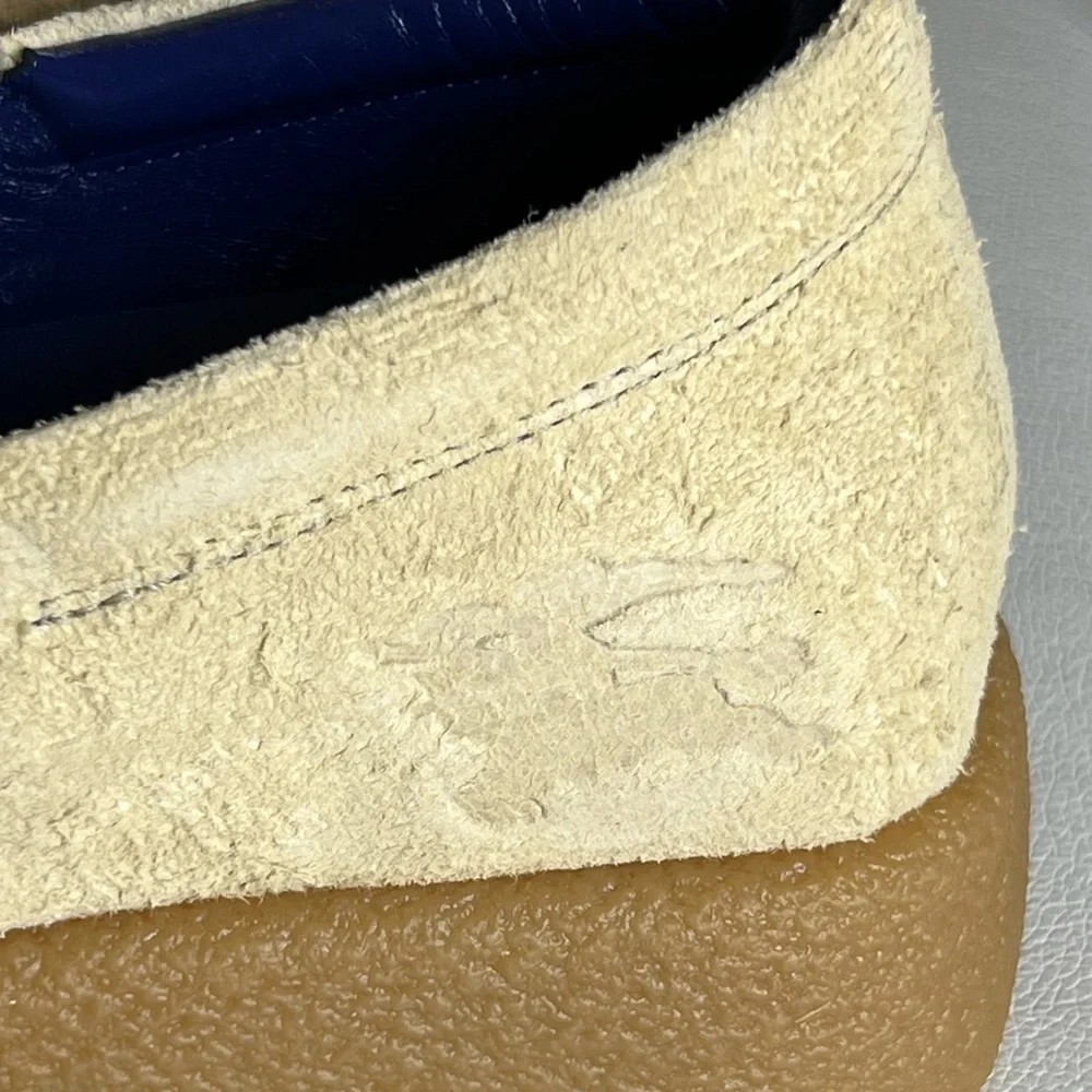 BURBERRY Chance Suede Loafers Size 10.5 (43.5 IT)